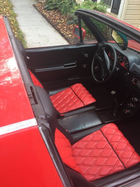 1974 Red Porsche 914 Targa