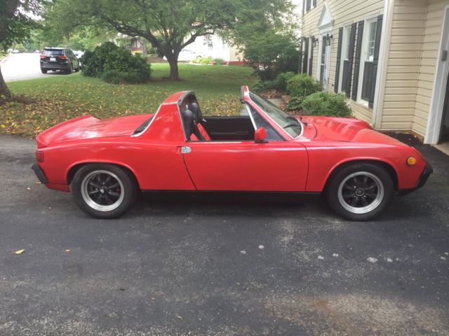 1974 Red Porsche 914 Targa