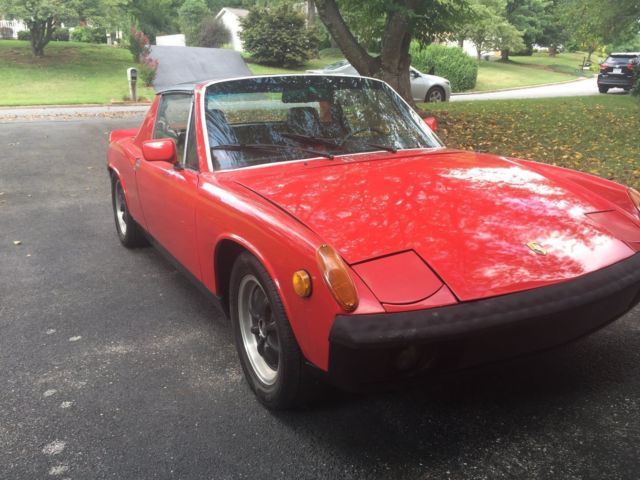 1974 Red Porsche 914 Targa