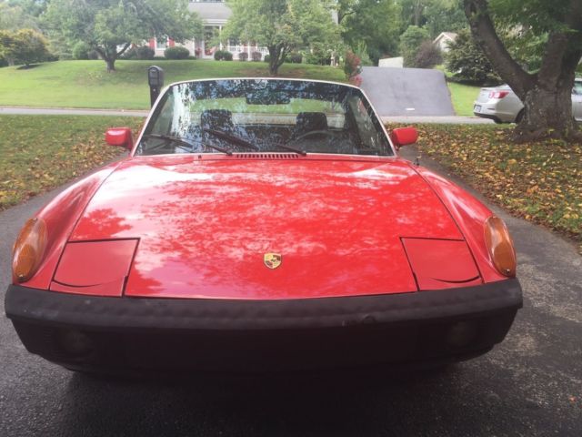 1974 Red Porsche 914 Targa