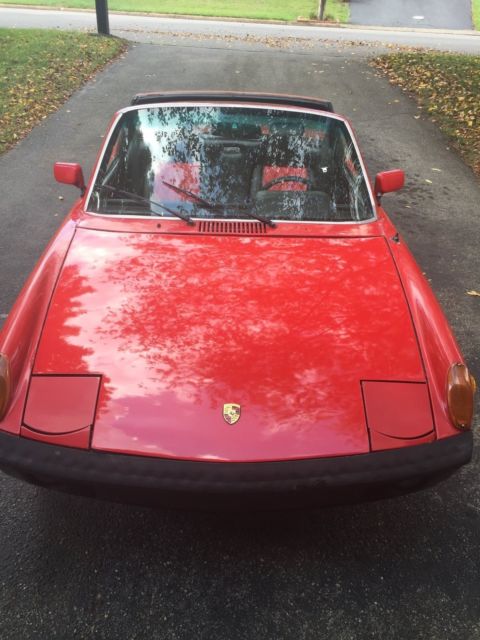 1974 Red Porsche 914 Targa
