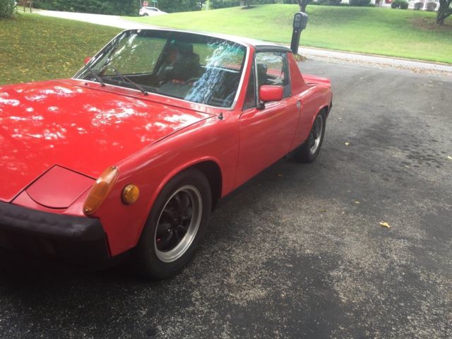 1974 Red Porsche 914 Targa