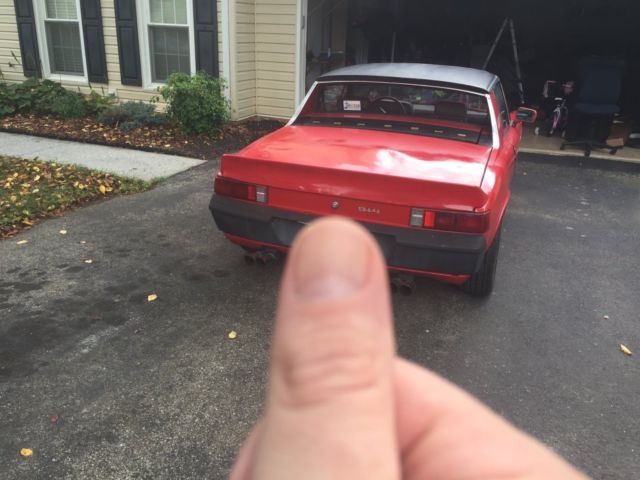 1974 Red Porsche 914 Targa