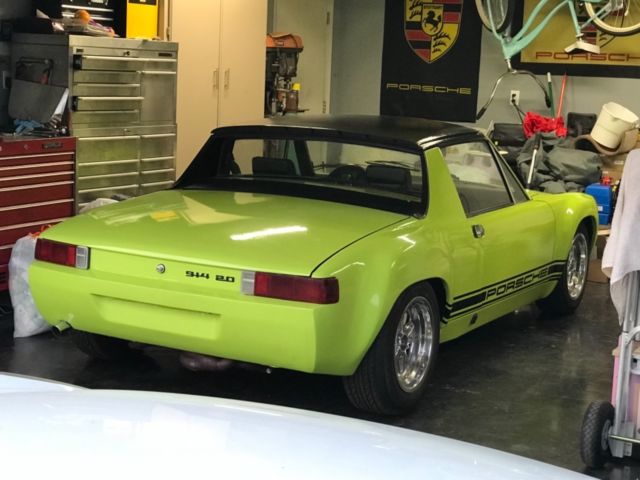 1974 Black Porsche 914 Convertible