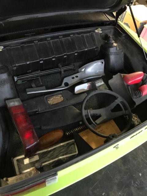 1974 Black Porsche 914 Convertible