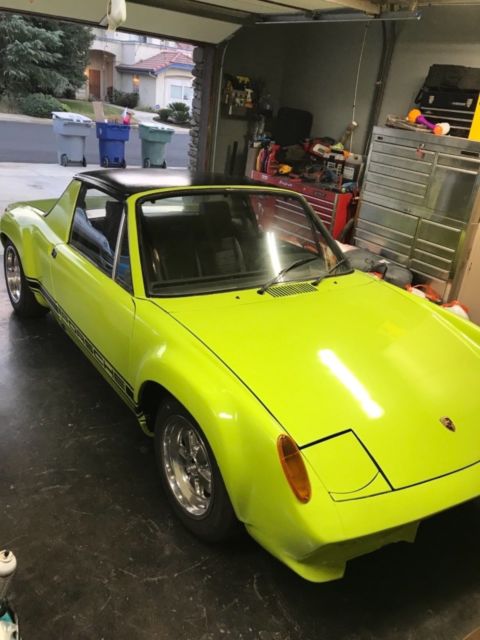 1974 Black Porsche 914 Convertible