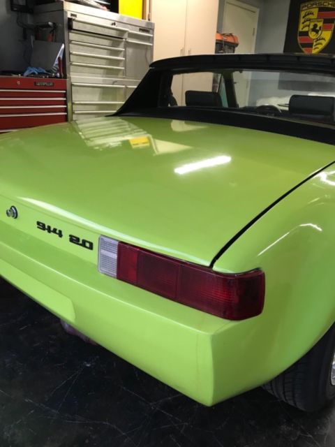 1974 Black Porsche 914 Convertible