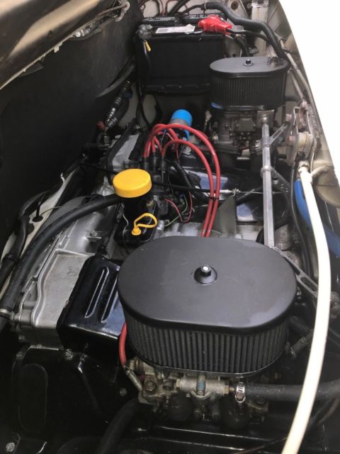 1974 White Porsche 914 Convertible