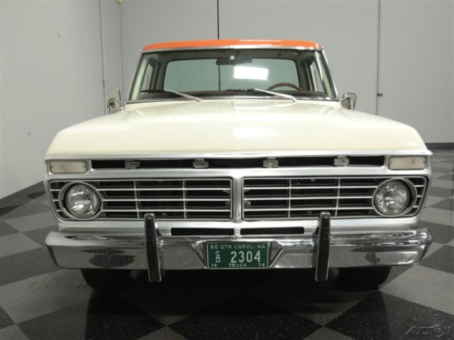 1974 Orange Ford F-100