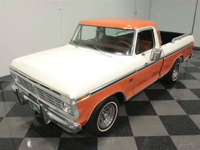 1974 Orange Ford F-100
