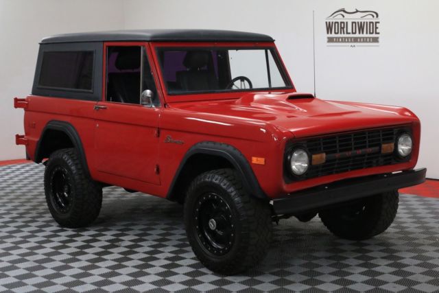 1974 Red Ford Bronco