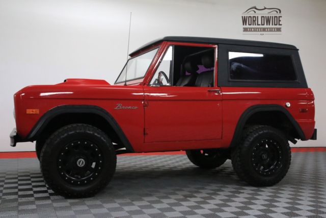 1974 Red Ford Bronco