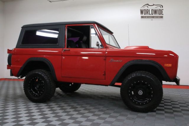 1974 Red Ford Bronco