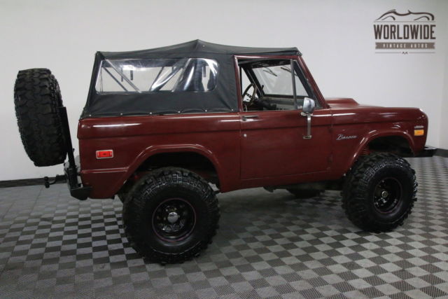 1974 Red Ford Bronco