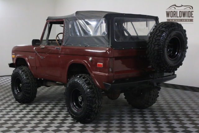 1974 Red Ford Bronco