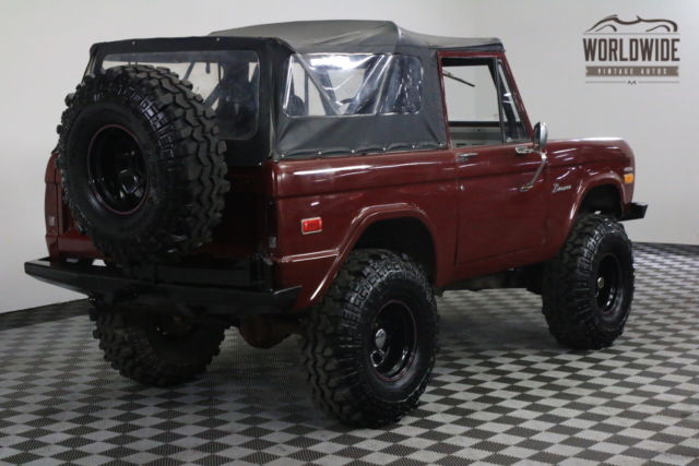 1974 Red Ford Bronco