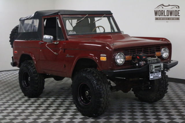1974 Red Ford Bronco