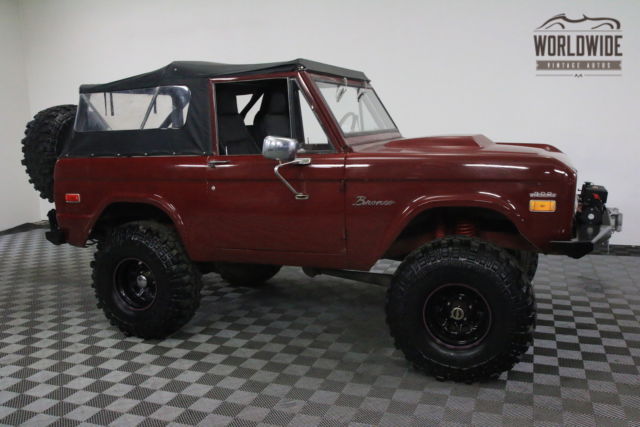 1974 Red Ford Bronco