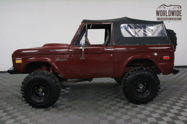 1974 Red Ford Bronco