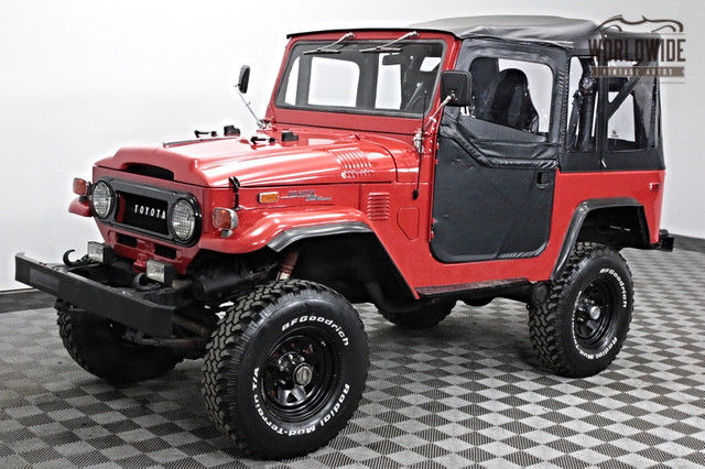 1974 Red Toyota FJ40 Convertible