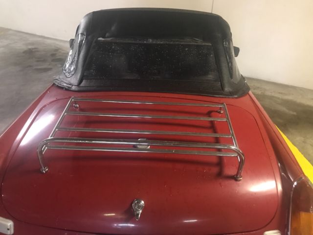 1974 Red MG MGB Convertible