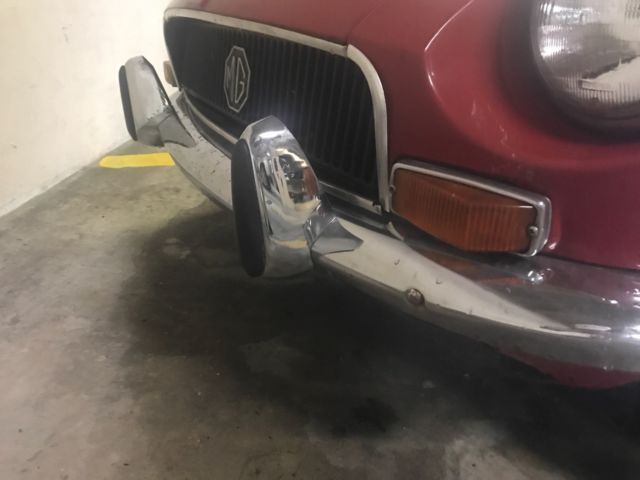 1974 Red MG MGB Convertible