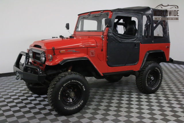 1974 Red Toyota FJ40 Convertible