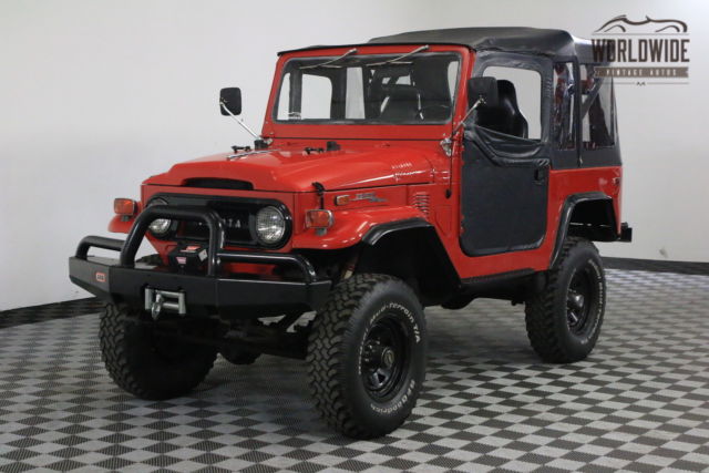1974 Red Toyota FJ40 Convertible