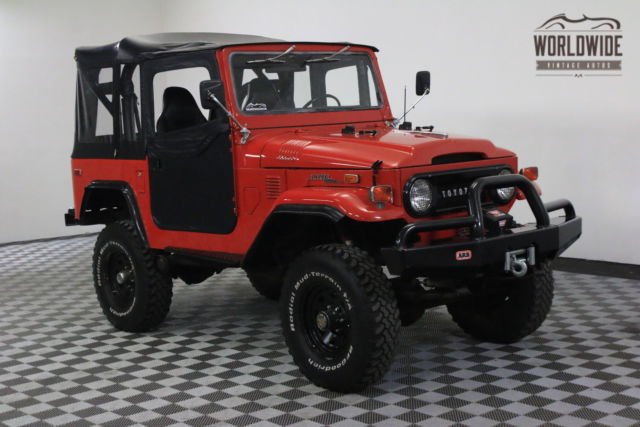 1974 Red Toyota FJ40 Convertible