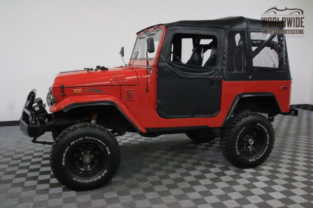 1974 Red Toyota FJ40 Convertible