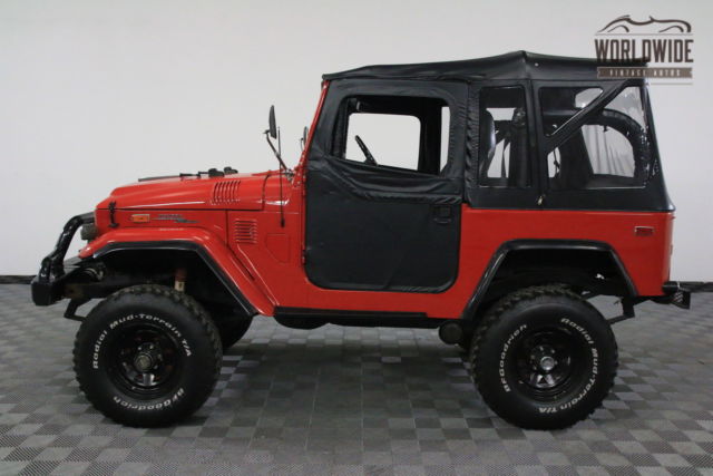 1974 Red Toyota FJ40 Convertible