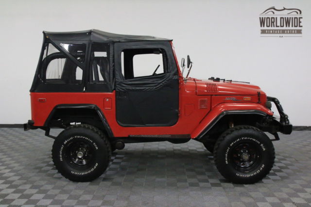 1974 Red Toyota FJ40 Convertible