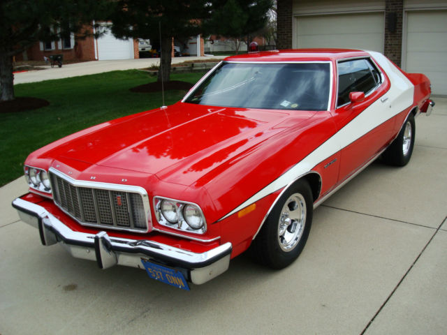 1974 Red Ford Torino Coupe