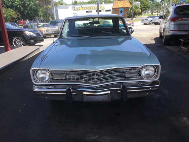 1974 Blue Dodge Dart 2 Door Hardtop