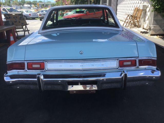 1974 Blue Dodge Dart 2 Door Hardtop