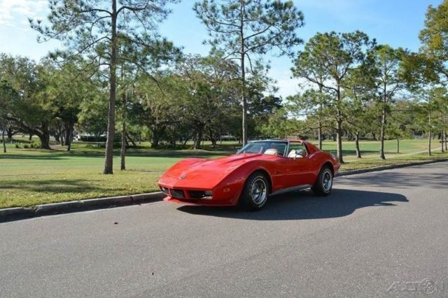 1974 Red Chevrolet Corvette