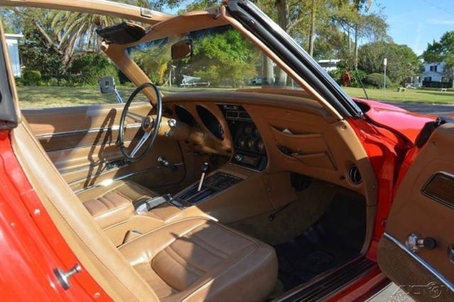 1974 Red Chevrolet Corvette
