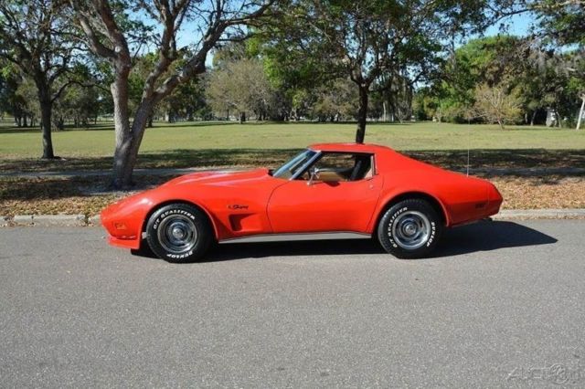 1974 Red Chevrolet Corvette