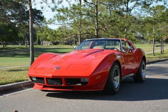 1974 Red Chevrolet Corvette