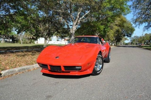 1974 Red Chevrolet Corvette