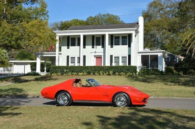 1974 Red Chevrolet Corvette