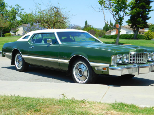 1974 Green Ford Thunderbird Coupe