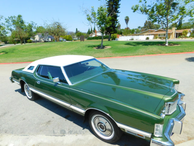 1974 Green Ford Thunderbird Coupe