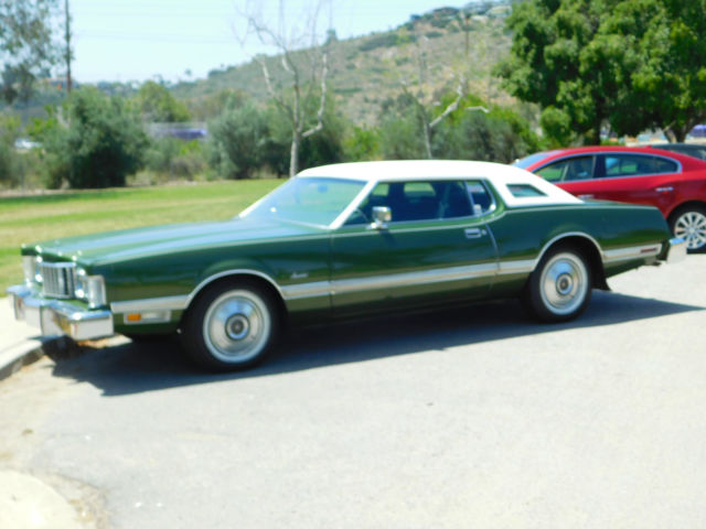 1974 Green Ford Thunderbird Coupe
