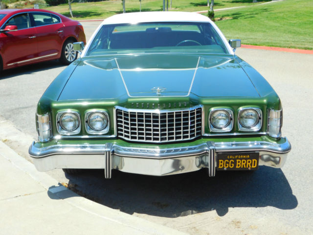 1974 Green Ford Thunderbird Coupe