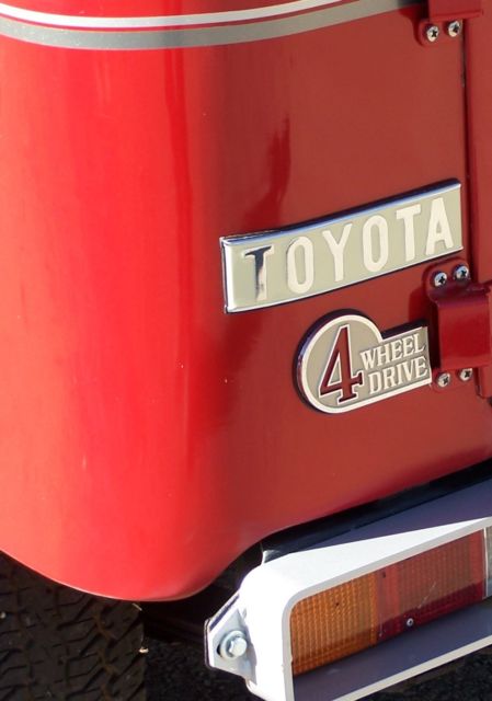 1974 Red Toyota Land Cruiser U/K