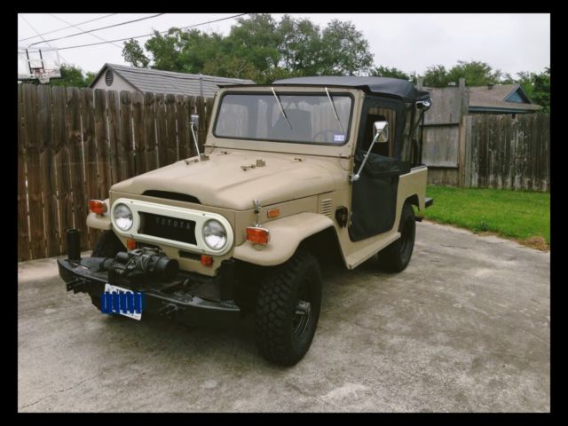 1974 Tan Toyota Land Cruiser