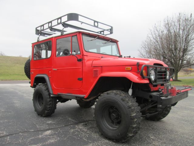 1974 Red Toyota Land Cruiser SUV