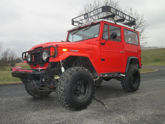 1974 Red Toyota Land Cruiser SUV