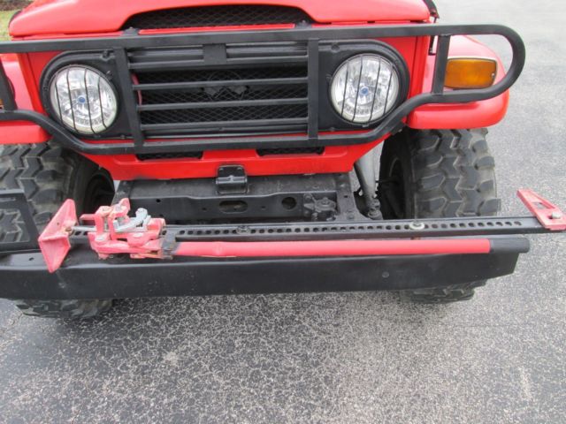 1974 Red Toyota Land Cruiser SUV